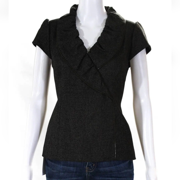 Classiques Entier Black Wool Blend Sweater, S, EUC - Picture 1 of 5